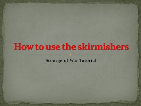 Scourge of War Waterloo How to use the skirmishers
