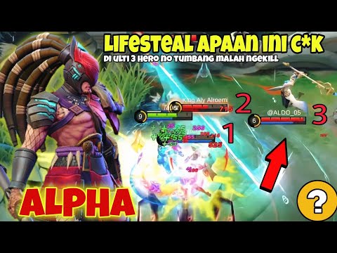 RAHASIA BUILD TERKUAT ALPHA 2022 - ALPHA VS GATOTKACA - TUTORIAL ALPHA JUNGLE S-24 - CARA MAIN ALPHA