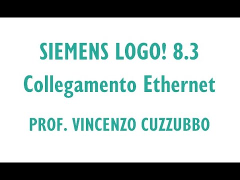 Logo! 8.3 - 05 - collegamento Ethernet