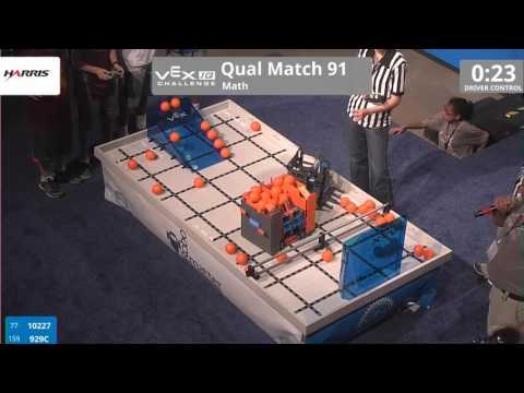 VEX Worlds 2016 - VEXIQ Middle School - Math - Qual 91 (10227 929C) 75