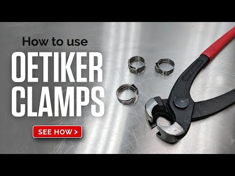 How to Use Oetiker Clamps and Oetiker Pliers or Clamp Tools