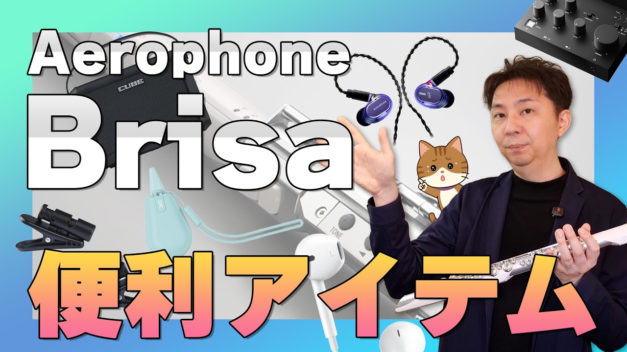 【超便利】演奏効率を爆上げするAerophone Brisaのアイテム一挙紹介！