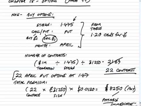 ACCA P4 Foreign Exchange Risk Management Options part 3