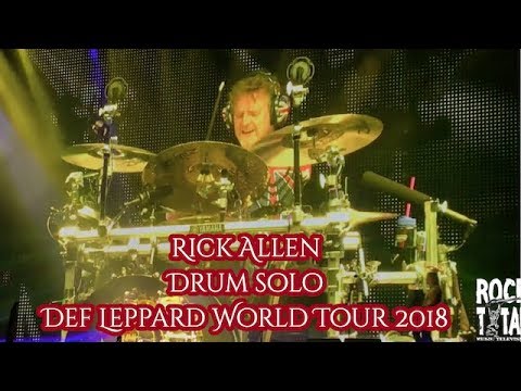 Def Leppard World Tour 2018 Rick Allen Drum Solo!