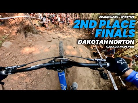 GoPro: 2ND PLACE in Finals for Dakotah Norton - Rockshox Canadian Open DH at Crankworx Whistler