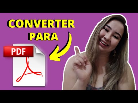 Vídeo: Converter arquivo para PDF: perguntas e respostas