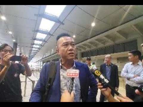 梁先生自述抵達香港國際機場被示威者襲擊：這是“香港之恥” Video