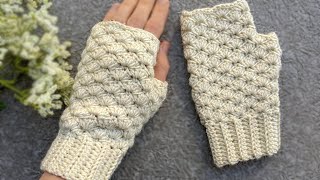Crochet Fingerless Gloves (Hand Warmers) || Crochet Fingerless Mittens
