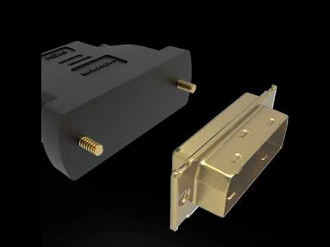 Адаптер Vention DVI (24+1) штекер на HDMI гнездо двусторонний Full HD 1080p черный - фото 1 - id-p1922080829