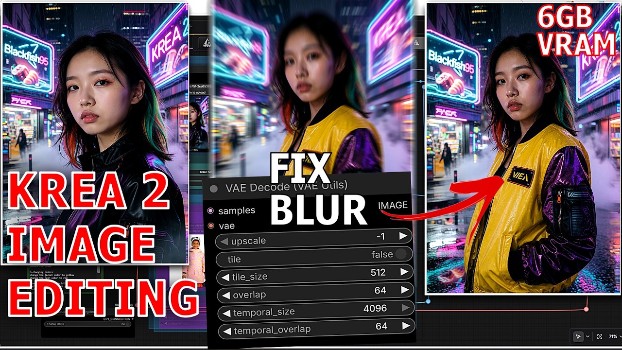 ComfyUI Tutorial KREA 2 Identity Edit LoRA  Powerful AI Image Editing on 6GB VRAM
