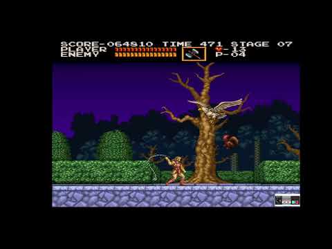 Akumajo Dracula (Castlevania) - Sharp X68000 XM6 type g Emulator - No Death