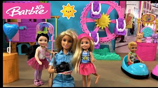 Barbie and Ken Story: Barbie Doing Makeover and Ken and Barbie Sister Chelsea Going to a Fun Fair