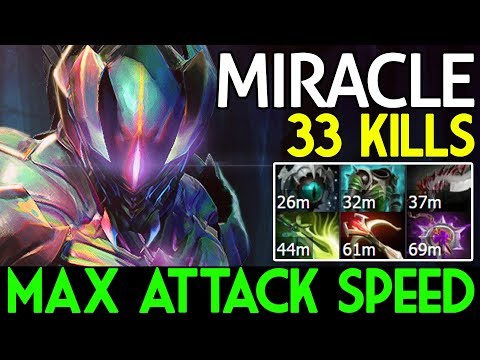 WTF META ! Max Attack Speed | Night Stalker Carry 33 KILLS by Miracle- Dota 2 7.07