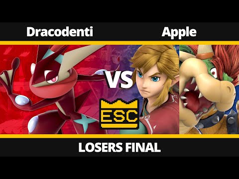ESC 29 - Losers Final - Dracodenti (Greninja) Vs. Apple (Link, Bowser) - SSBU Local Tournament