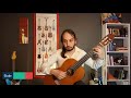 Etude No 9 Estudios Sencillos Leo Brouwer Played By Azem Şişman