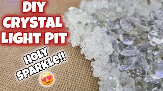 😍LIGHT UP Your Nights with this DIY CRYSTALLIZED LIGHT PIT
