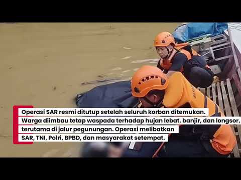 Pencarian Korban Kecelakaan Mobil Masuk Jurang di Muara Emat