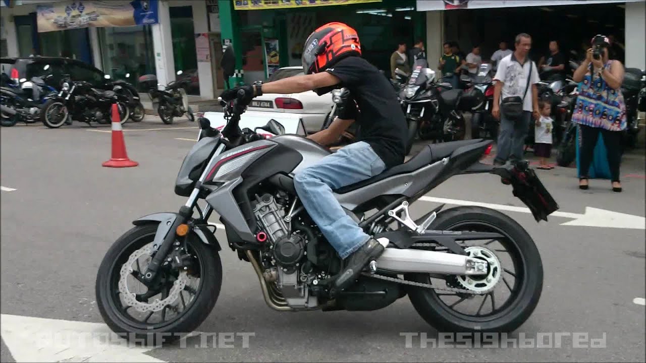 Honda CB650F brief test ride