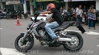 Honda CB650F brief test ride