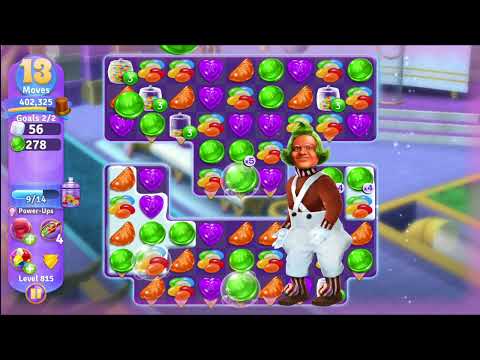 Wonka's World of Candy Level 815 - NO BOOSTERS