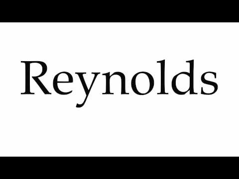 How to Pronounce Reynolds