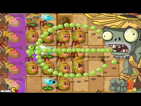 Plants Vs Zombies 2: Chinese New Year Exclusive Monkey Kiwi Plant Kung Fu World Challenge!