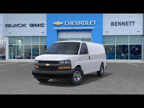 2026 Chevrolet Express Cargo Van 2500 Regular Wheelbase Rear-Wheel Drive in White for sale at Bennett Chevrolet Cadillac Buick GMC Ltd. in Cambridge, ON