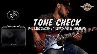 Video thumbnail for TONE CHECK: Phil Jones Session 77 100W 2x7 Bass Combo Amp by Cream City Music