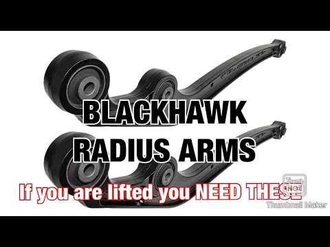 LANDCRUISER 80/105 SERIES BLACKHAWK FORGED RADIUS ARM INSTALL