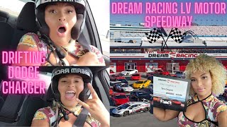 INSANE VEGAS MUST DO! ~ Drifting Dodge Charger ~ Dream Racing Las Vegas Motor Speedway ~ Ft KTM