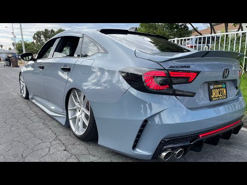 Smoked Eagle eye taillights install and plastic dip Badges￼ 2018-2022 accord #mods #10thgenaccord