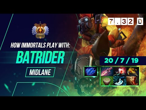 Batrider Midlane 7.32 D ► Dota 2 Pro Gameplay