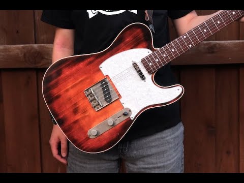 Custom Telecaster Style Guitar - The Barn Burner | Chop Shop Guitars image 6