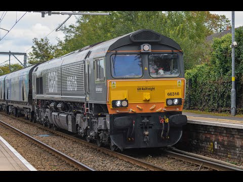 A Few Freight Moves at Roby & St Helens Central Railway Stations - 29/09/2025