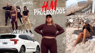 VLOG  |  H&M Sports Photoshoot, New Whip & Solo Beach Days  |  LeChelle Aldridge