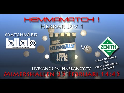 IBK Kungälv vs IK Zenith Herrar Div.1
