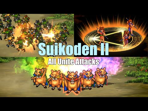 All Suikoden 2 Unites (including variants and fails)