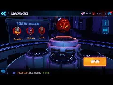 Marvel Strike Force 28 Red Star Orb Opening