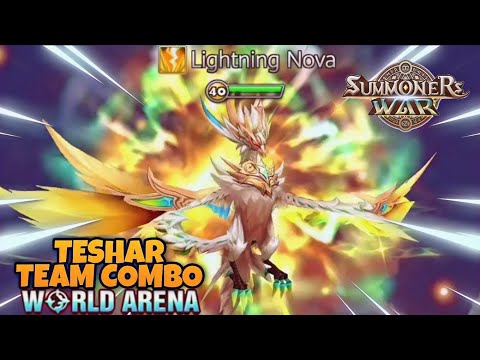 Teshar Team Combo in World Arena Ep. 2 - Summoners War