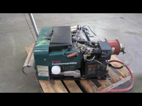 Cummins Onan Commercial 4500 Watt RV Generator w/ hydraulic PTO emerald genset