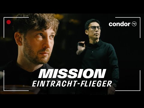 David Abraham und Makoto Hasebe auf geheimer Mission | So schön ist der Eintracht Flieger von Condor