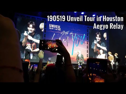 190519 Stray Kids Aegyo Relay - Unveil Tour in Houston