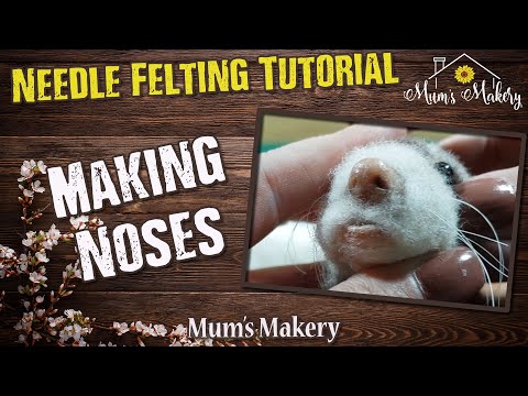 Making Noses ~ Tutorial - Wool & Felters Wax
