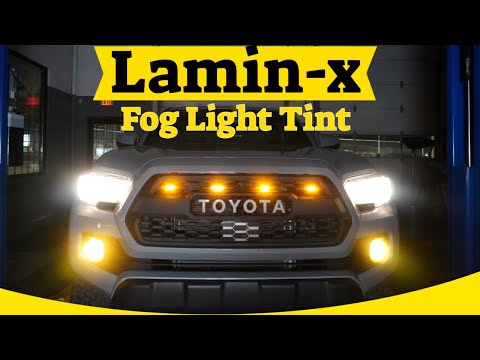 3rd Gen Tacoma Lamin-x Fog Light Cover Installation