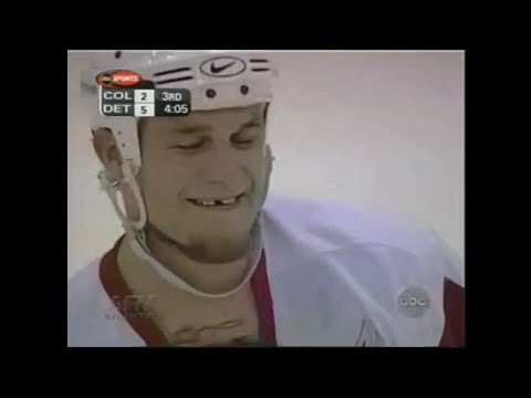 Avalanche - Red Wings g1 hits and roughs 5/18/02