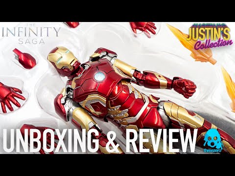 Iron Man MK43 Threezero DLX Avengers Age of Ultron Unboxing & Review