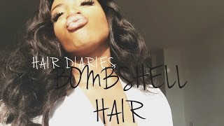 BOMBSHELL HAIR with NO HEAT | AnnieDreaXO