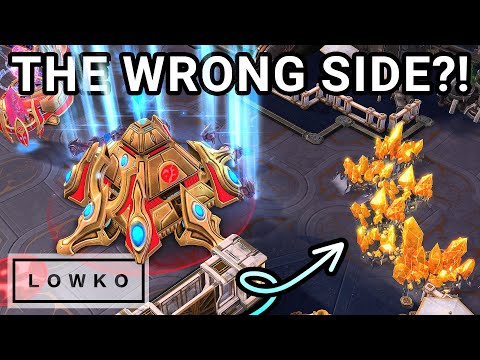 StarCraft 2: Has' GOLD BASE RUSH on the Wrong Side! (Best-of-3)
