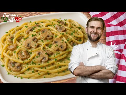 Pasta cremosa ai funghi porcini | Ricetta facile e veloce della tradizione italiana