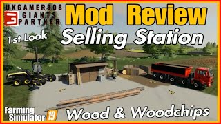 Small Wood Selling Station Mod Review fs19 Mods farming simulator 19